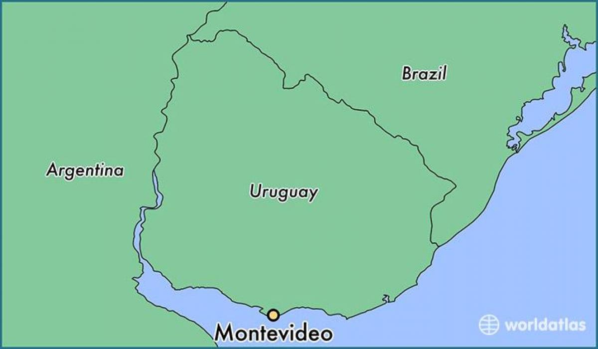 Mapa ng montevideo Uruguay