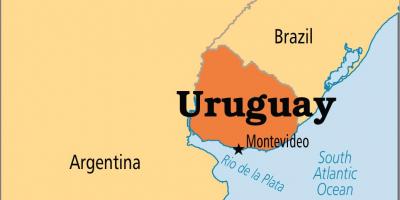 Kabisera ng Uruguay mapa