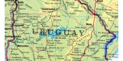 Mapa ng Uruguay